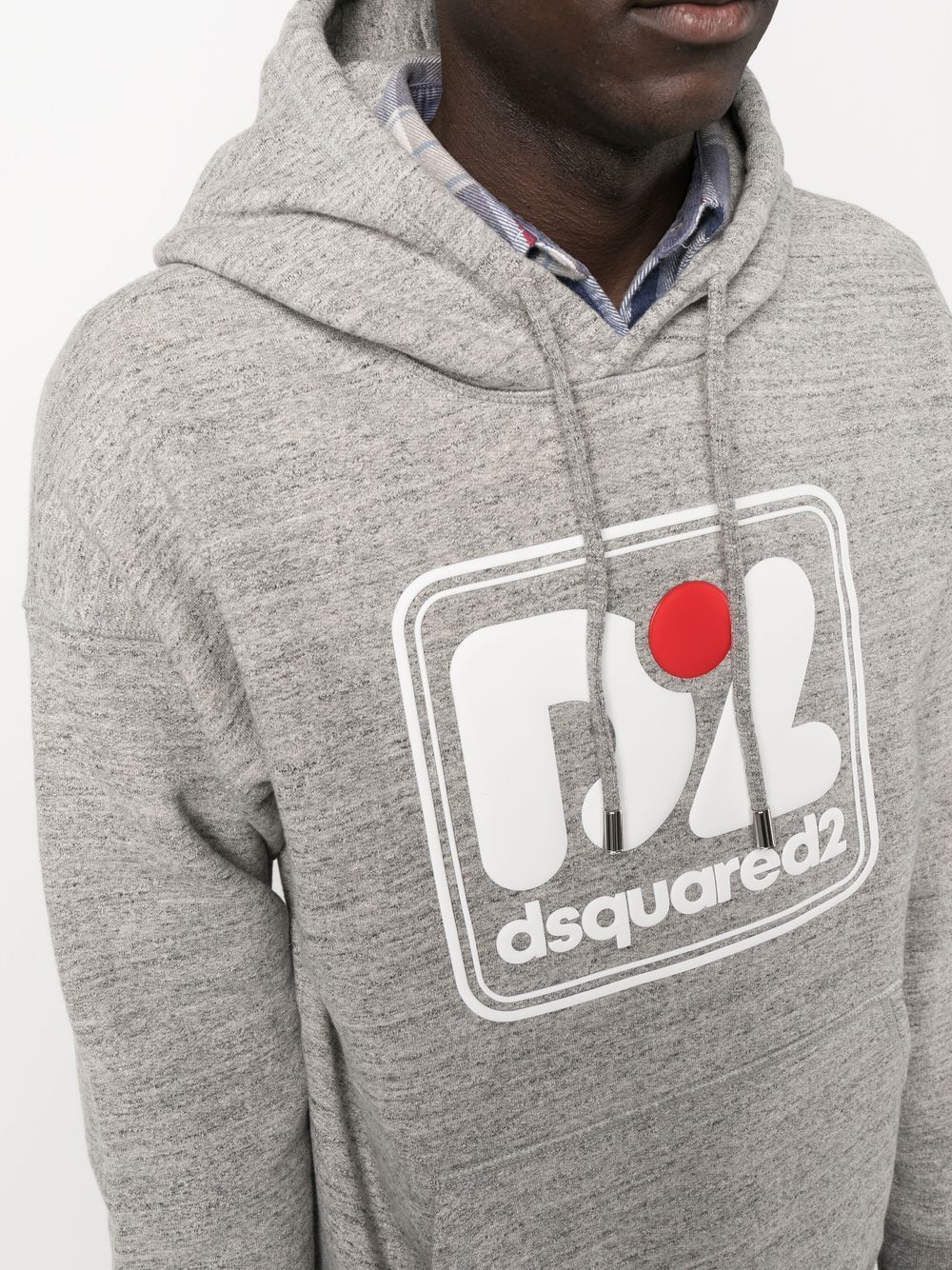 Disqued DSQUARED2 logo-print cotton hoodie Men