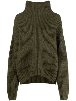 ANINE BING ribbed-knit long-sleeve Jumper - Farfetch