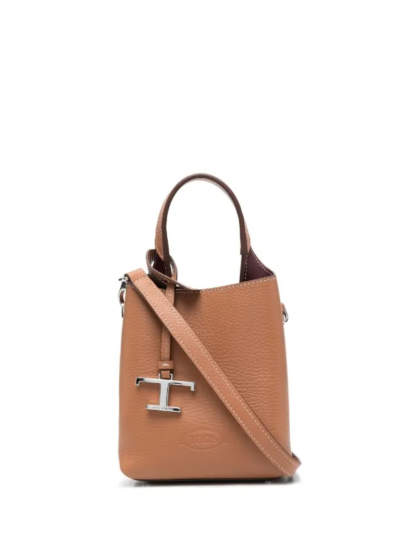 TOD'S トッズ：ロゴプレートハンドバッグ Tod's ロゴプレート ハンドバッグ 通販 - FARFETCH