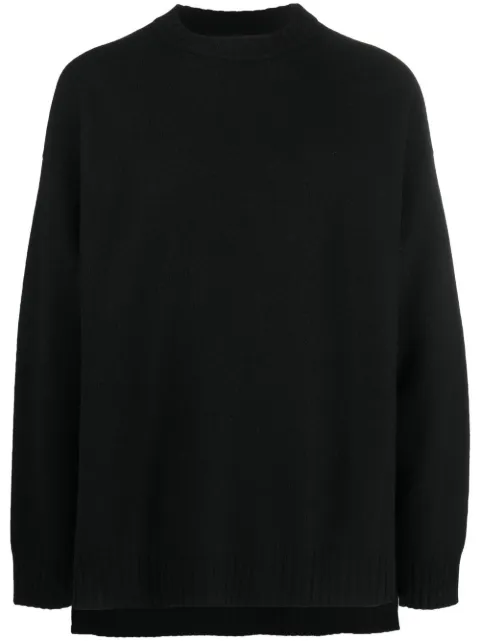 Jil Sander suéter con cuello redondo