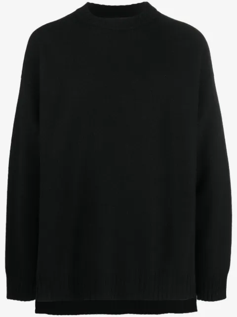 Jil Sander split-hem crew-neck jumper