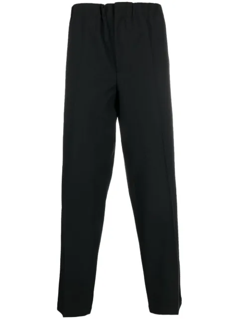 Jil Sander pantalon droit à design plissé