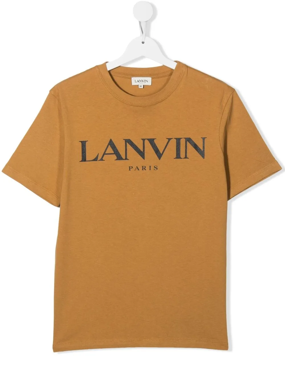 

Lanvin Enfant playera con logo estampado - Marrón