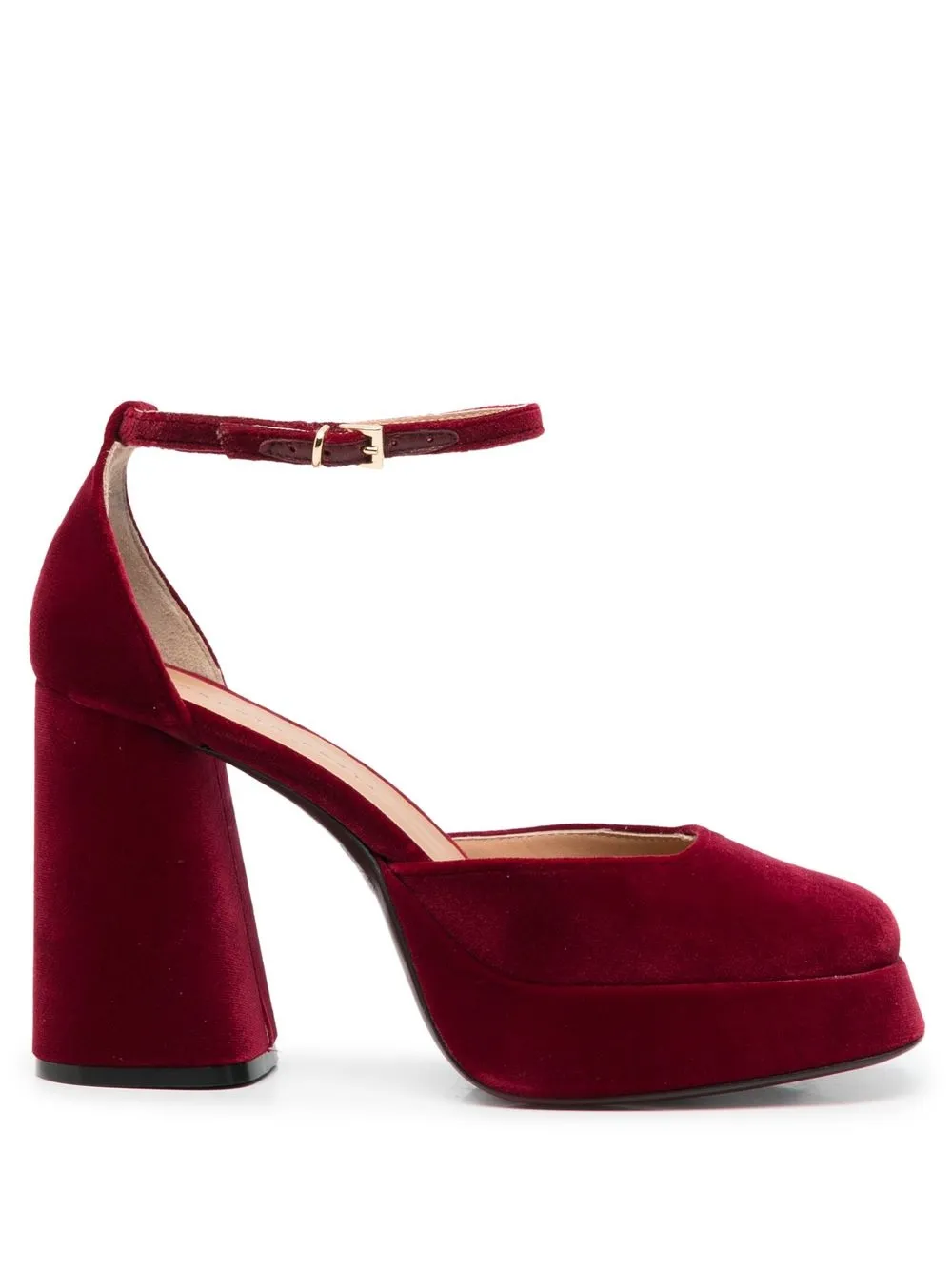 

Roberto Festa Nicla velvet-effect 100mm pumps - Red