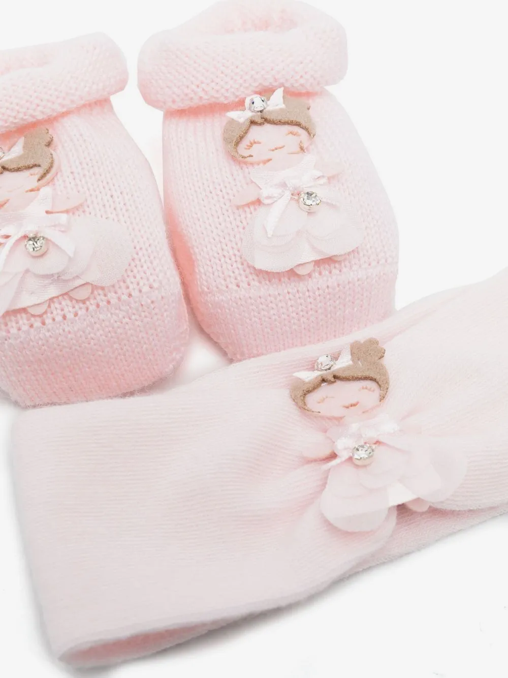 La Perla Kids 장식 부티 헤어밴드 세트