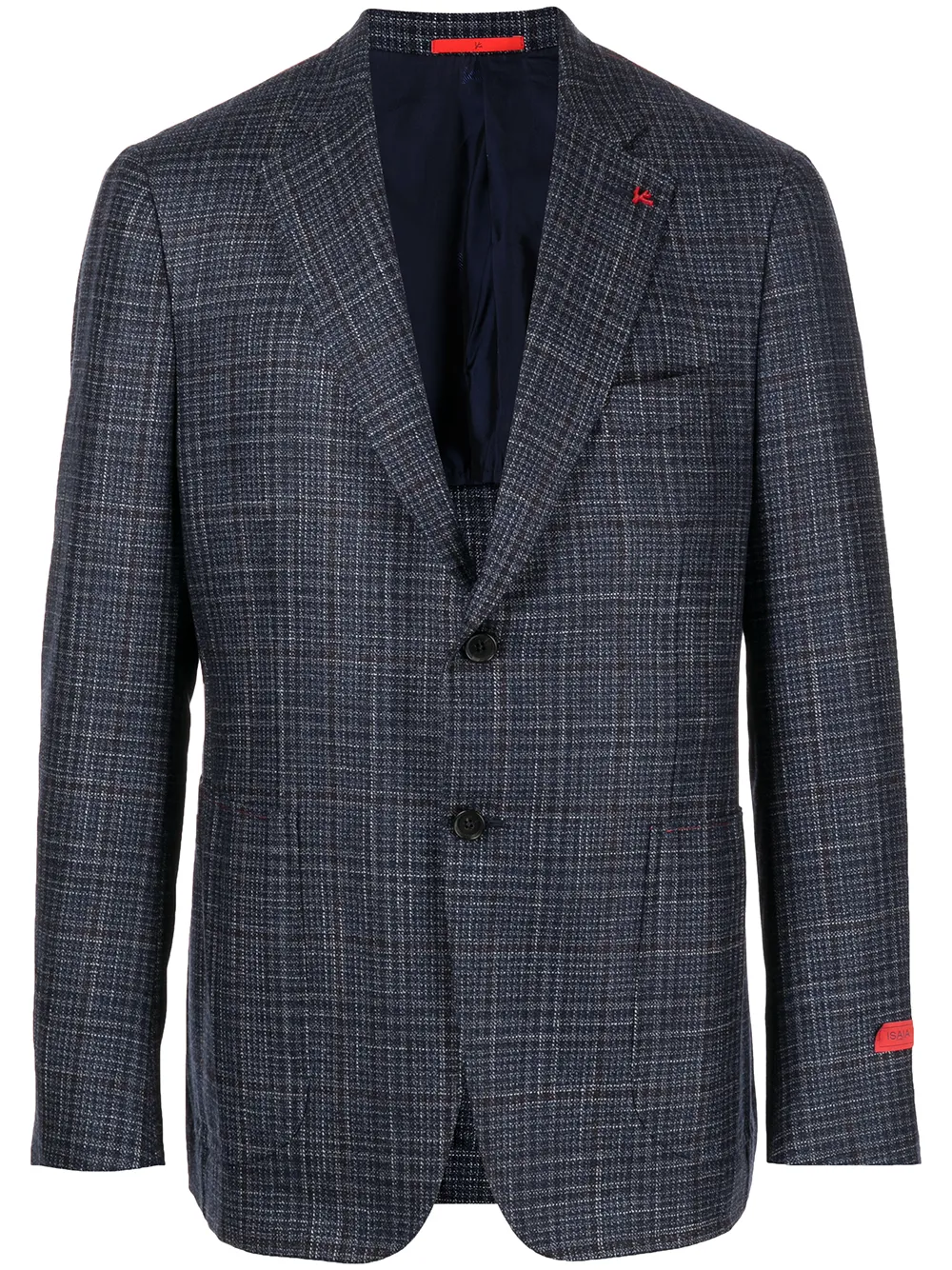 

Isaia blazer a cuadros - Azul