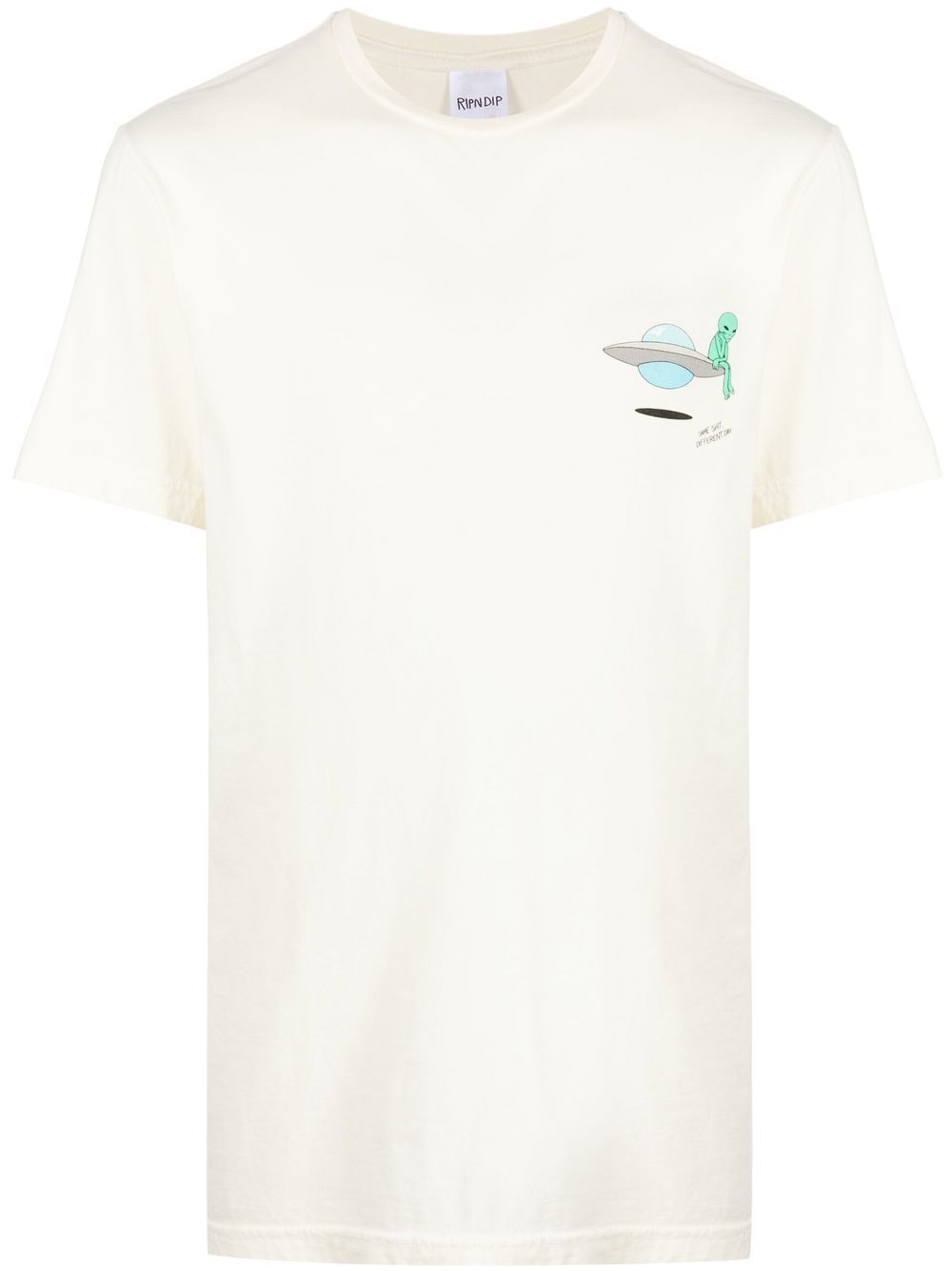 

Ripndip Moping Alien graphic-print T-shirt - Neutrals