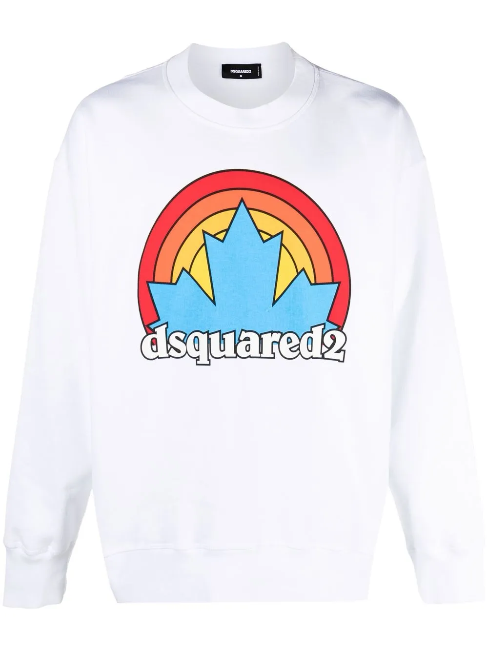 

Dsquared2 sudadera con cuello redondo y logo - 100 WHITE