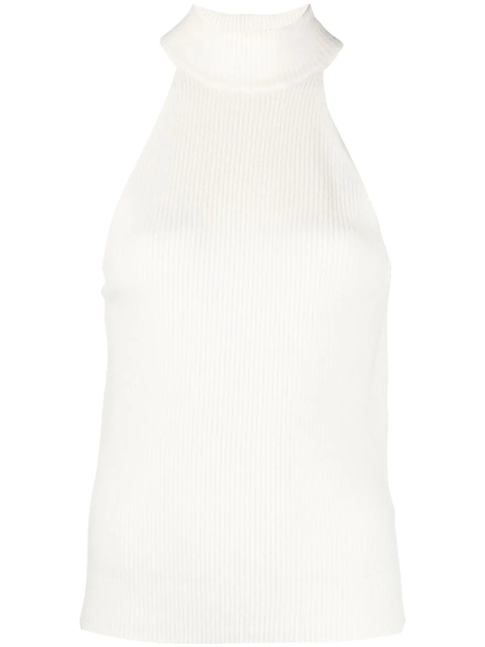 

ANINE BING Kylin racerback knit top - Neutrals