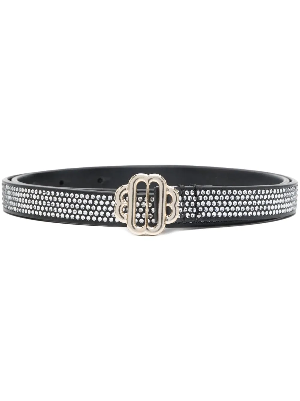 

Maje logo-detail buckle belt - Black