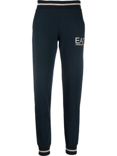 Ea7 Emporio Armani logo-print track pants
