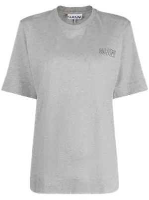 GANNI ガニー　プリント　Tシャツ Tシャツ/カットソー(七分/長袖) ハイクオリティー