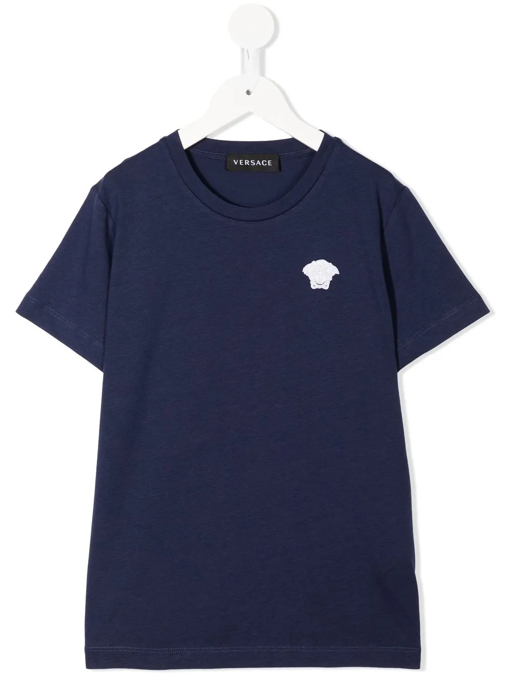 

Versace Kids playera con bordado Medusa - Azul