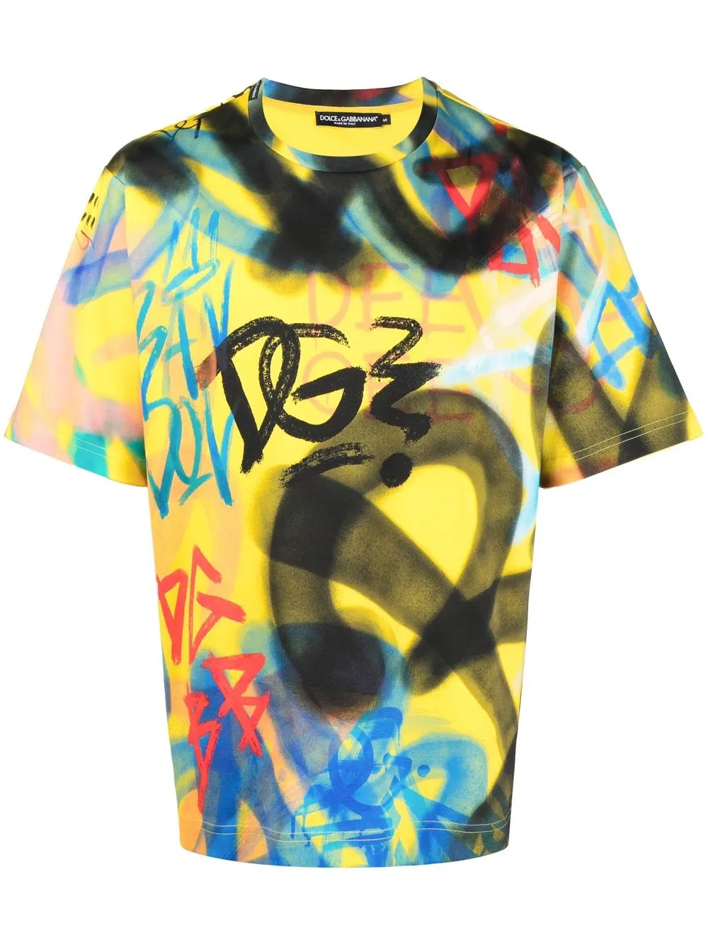 

Dolce & Gabbana graffiti-print T-shirt - Multicolour