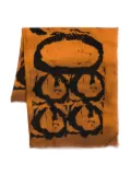 Givenchy graphic print scarf - Brown