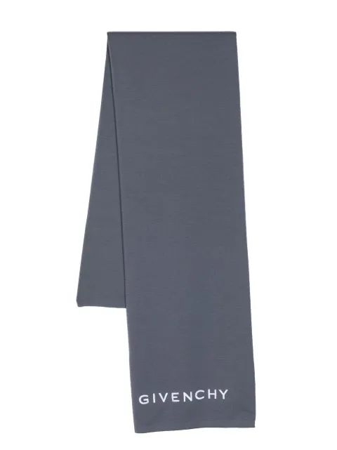 Givenchy logo-embroidered scarf