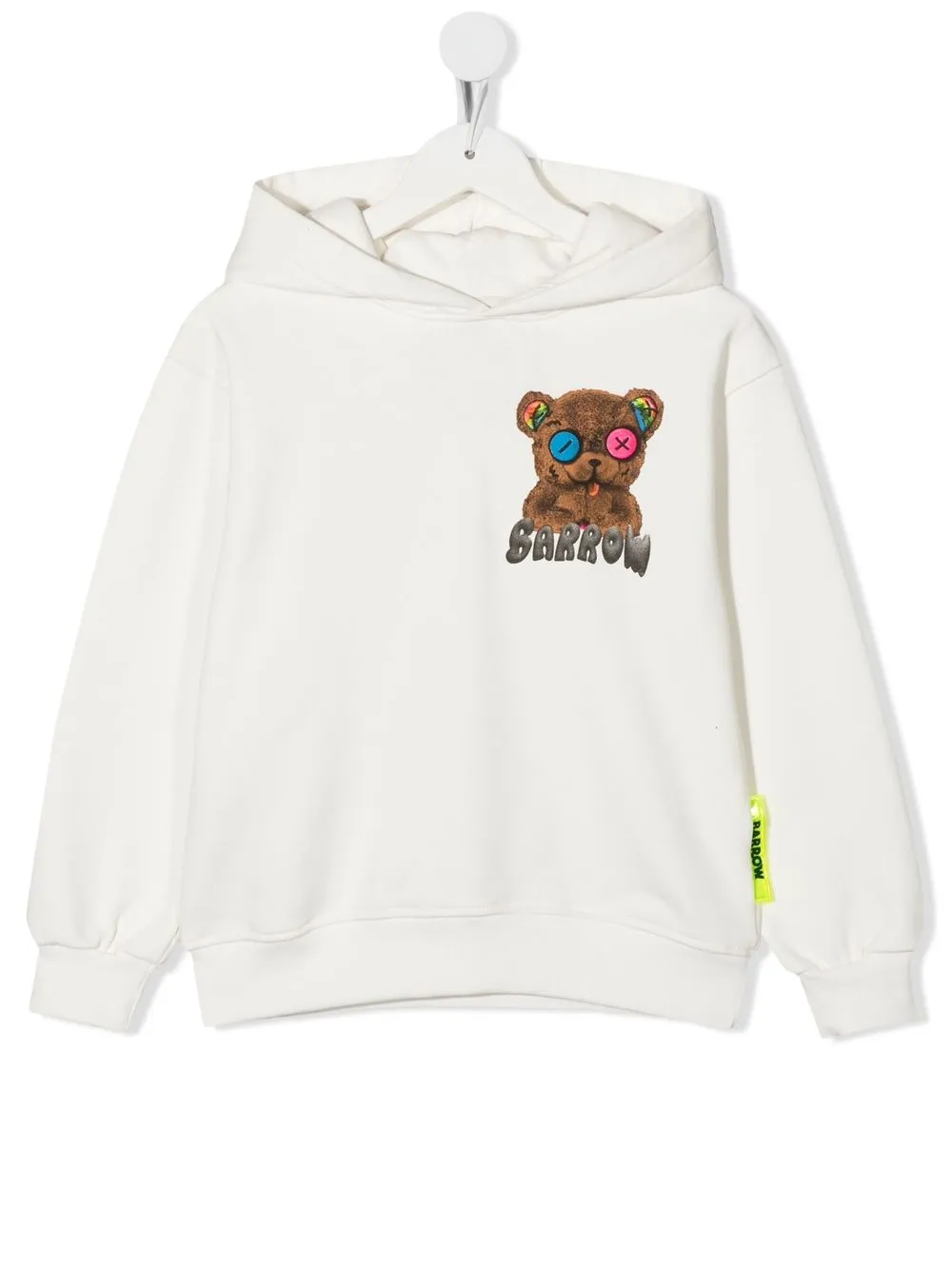 

Barrow kids hoodie con logo estampado - Blanco