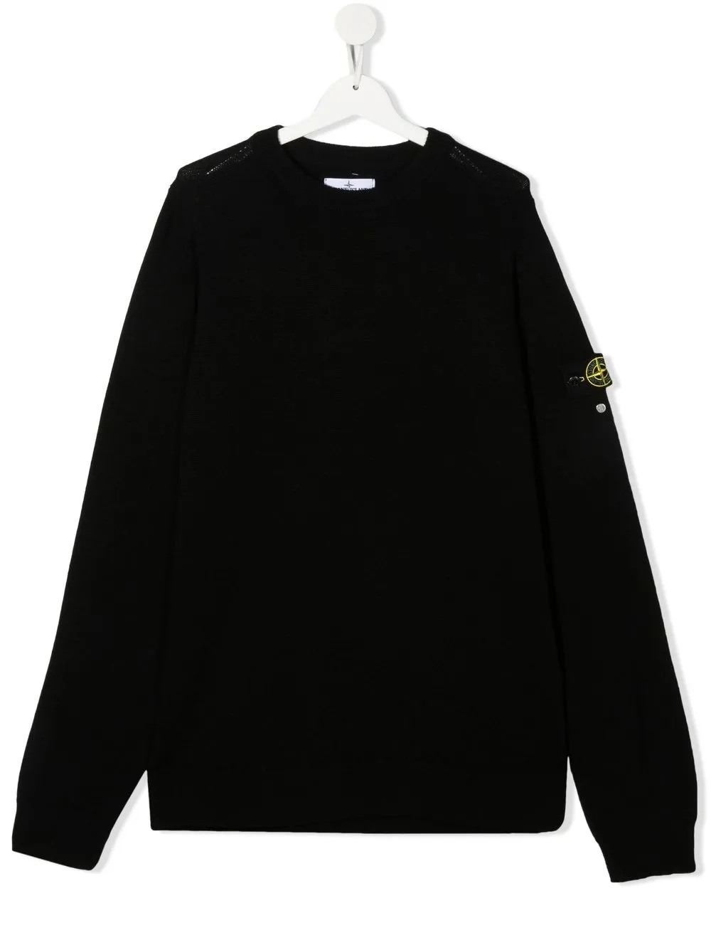 

Stone Island Junior suéter con parche del logo - Azul