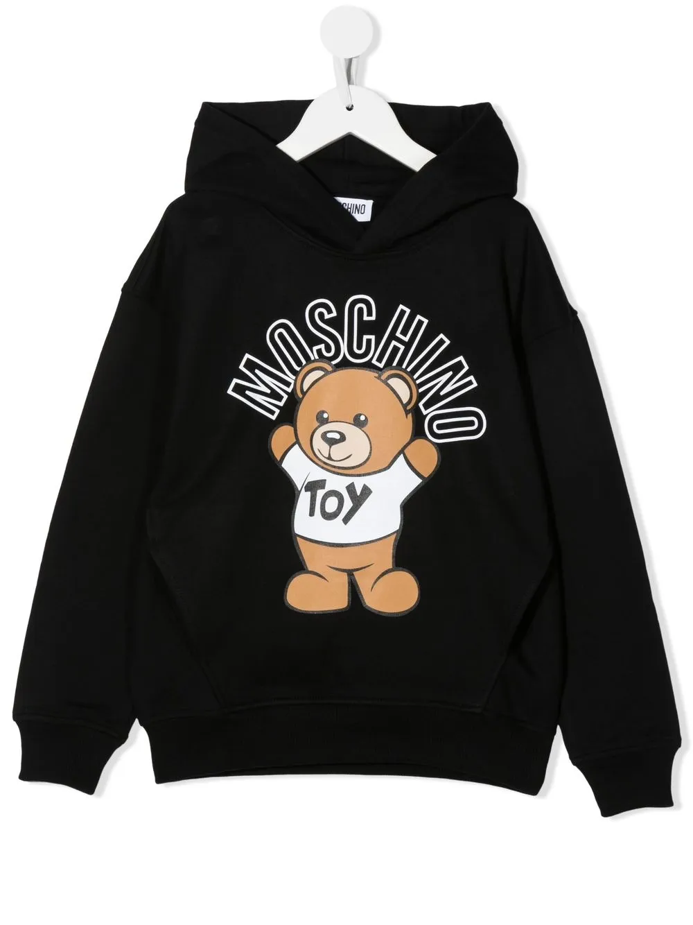 

Moschino Kids Teddy Bear graphic hoodie - Black