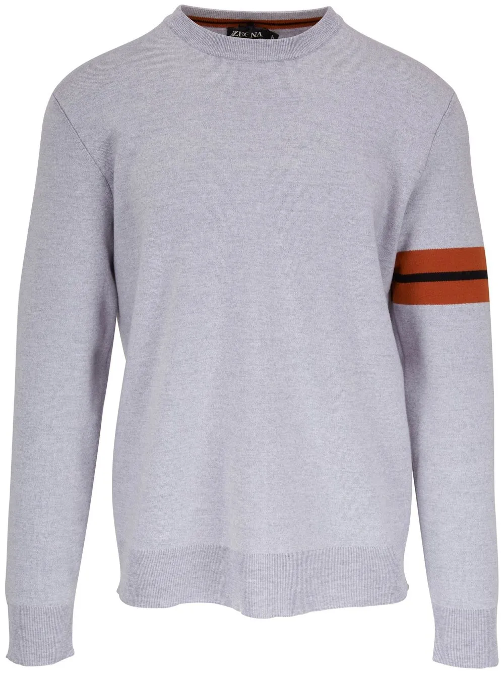 

Zegna stripe-detail wool jumper - Grey