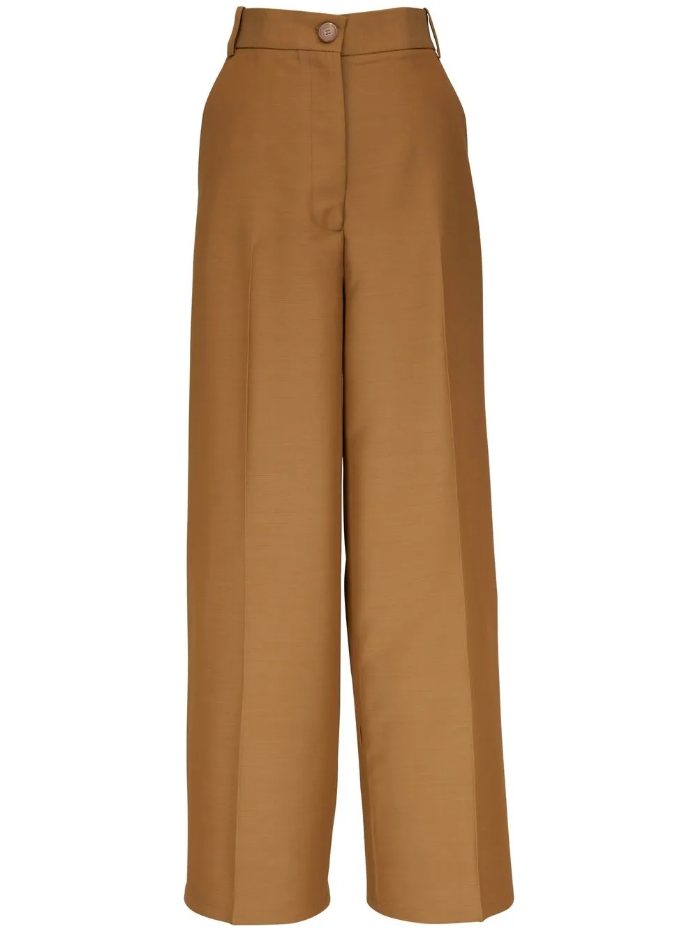 

KHAITE The Ian wide-leg trousers - Brown