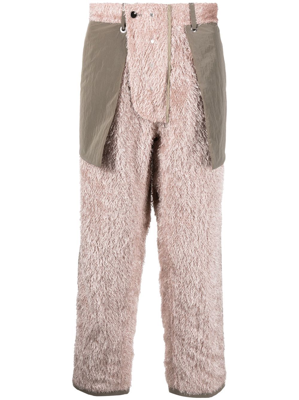 

Craig Green textured-finish straight-leg trousers - Pink