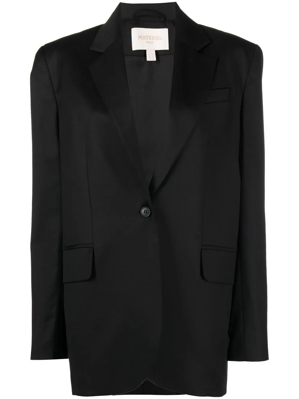 

Materiel oversized virgin wool blazer - Black