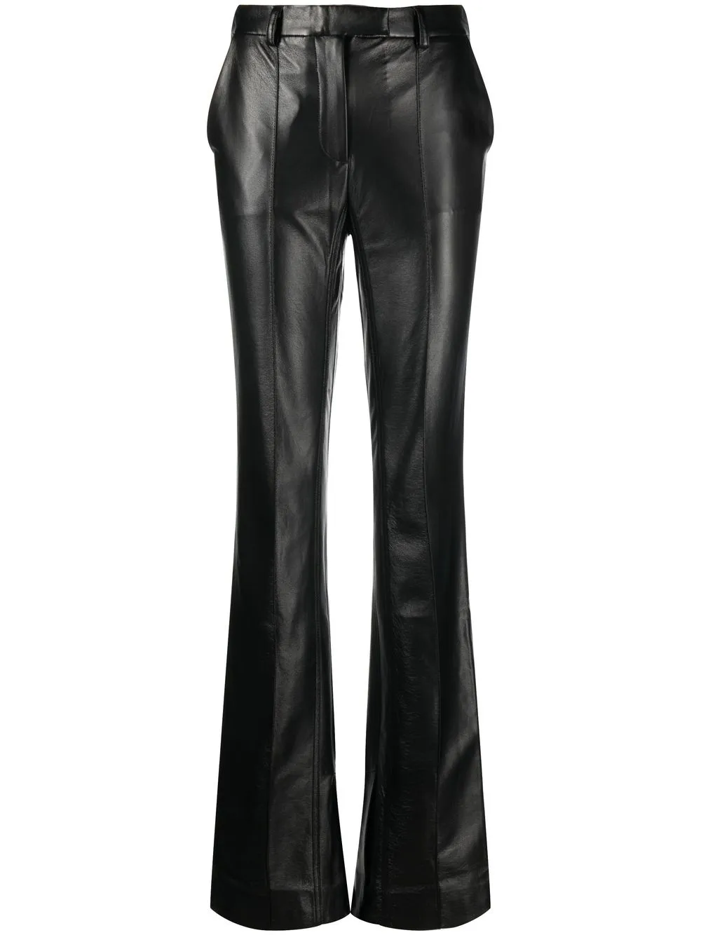 

Materiel straight side slit pants - Black