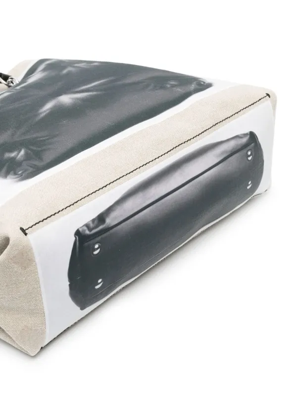 【MAISON MARGIELA】Trompe L'oeil Glam Slam トート Maison Margiela Glam Slam trompe-l'oeil Tote Bag | Neutrals