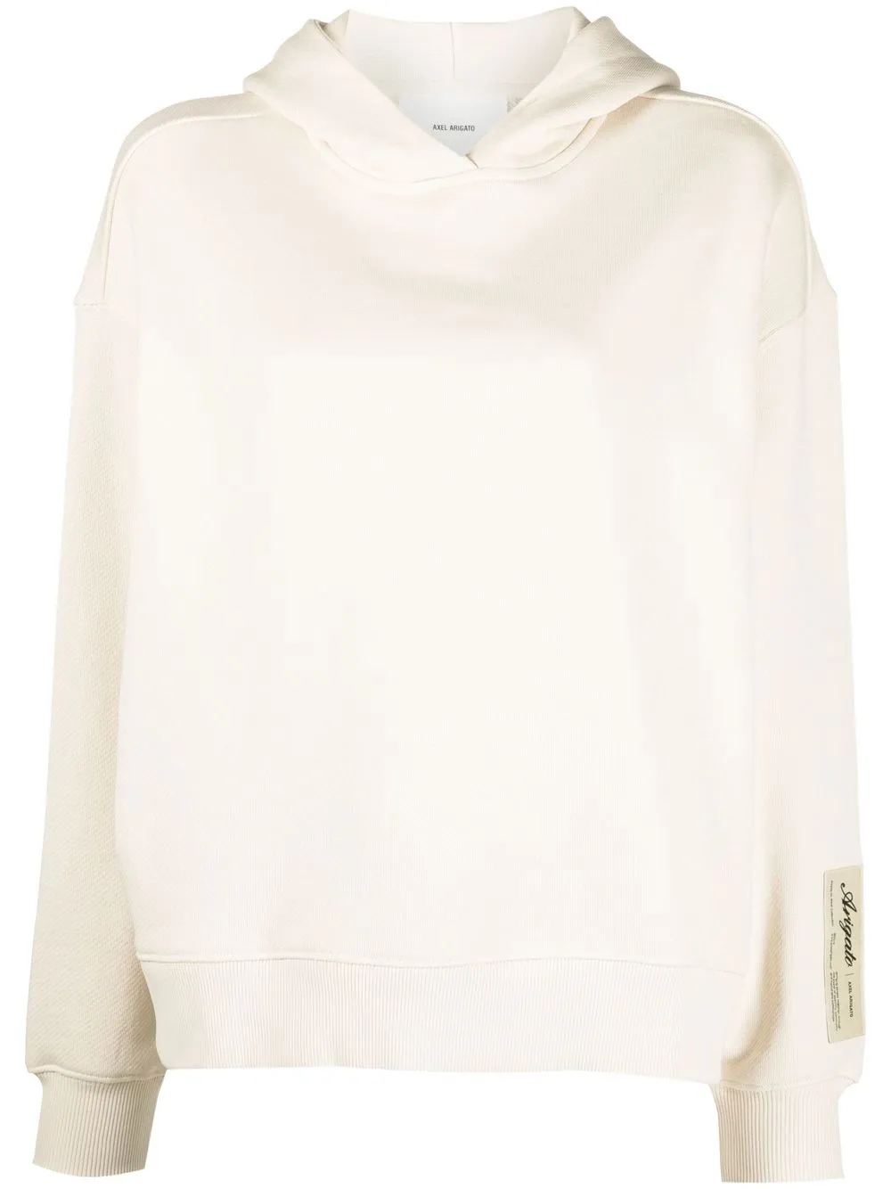 

Axel Arigato logo-patch oversized hoodie - Neutrals