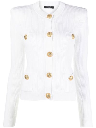 white shoulder cardigan