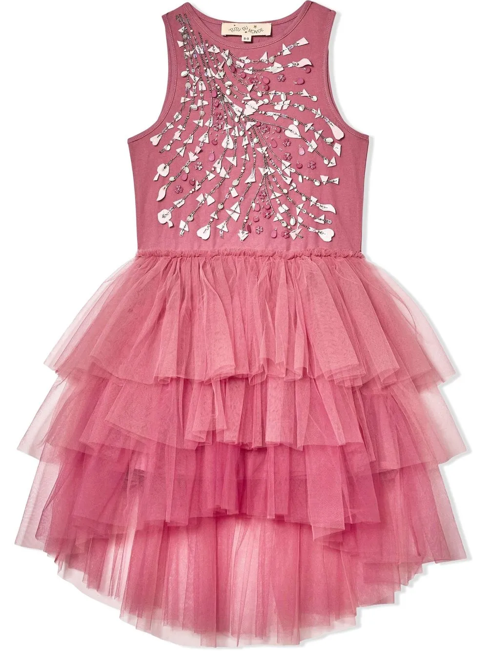 

Tutu Du Monde vestido Berry Delight - Rosado