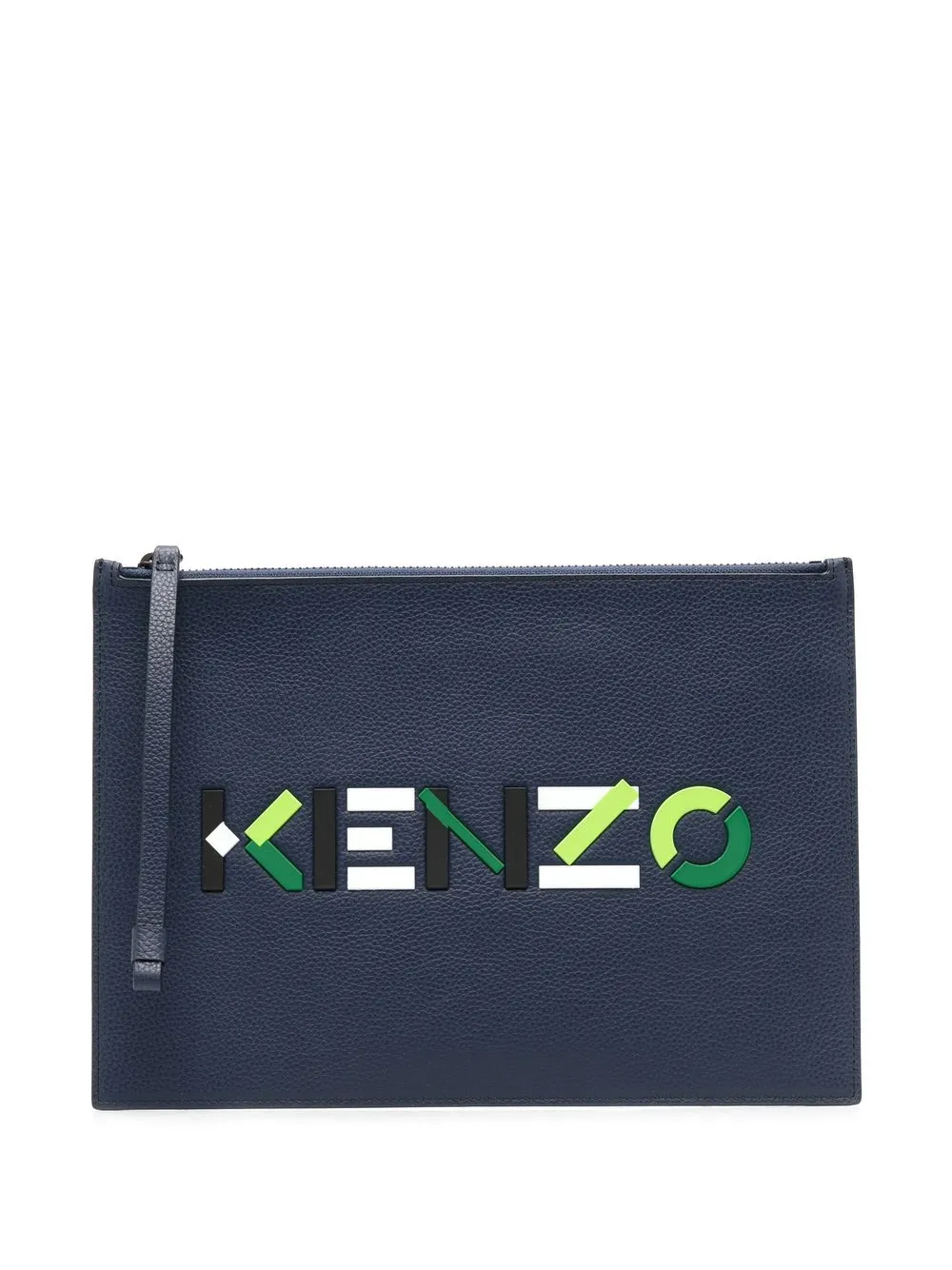 

Kenzo bolsa de mano granulada - Azul