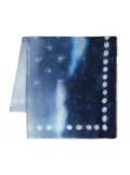Givenchy graphic print scarf - Blue