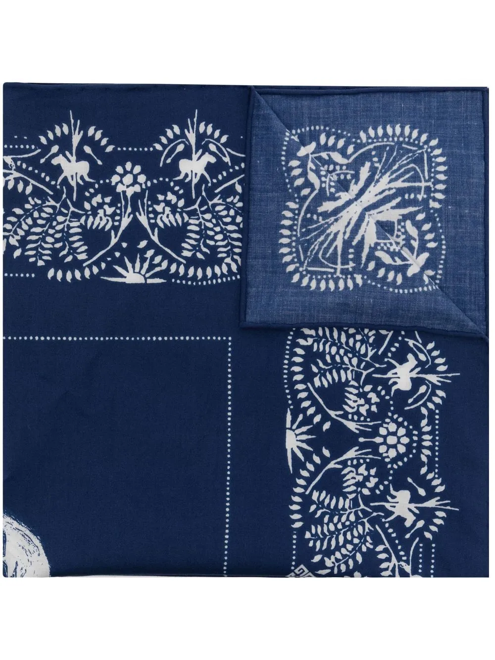 

Givenchy mascada con estampado floral - Azul