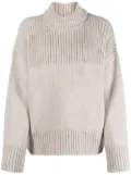 DONDUP roll-neck wool-cashmere jumper - Neutrals