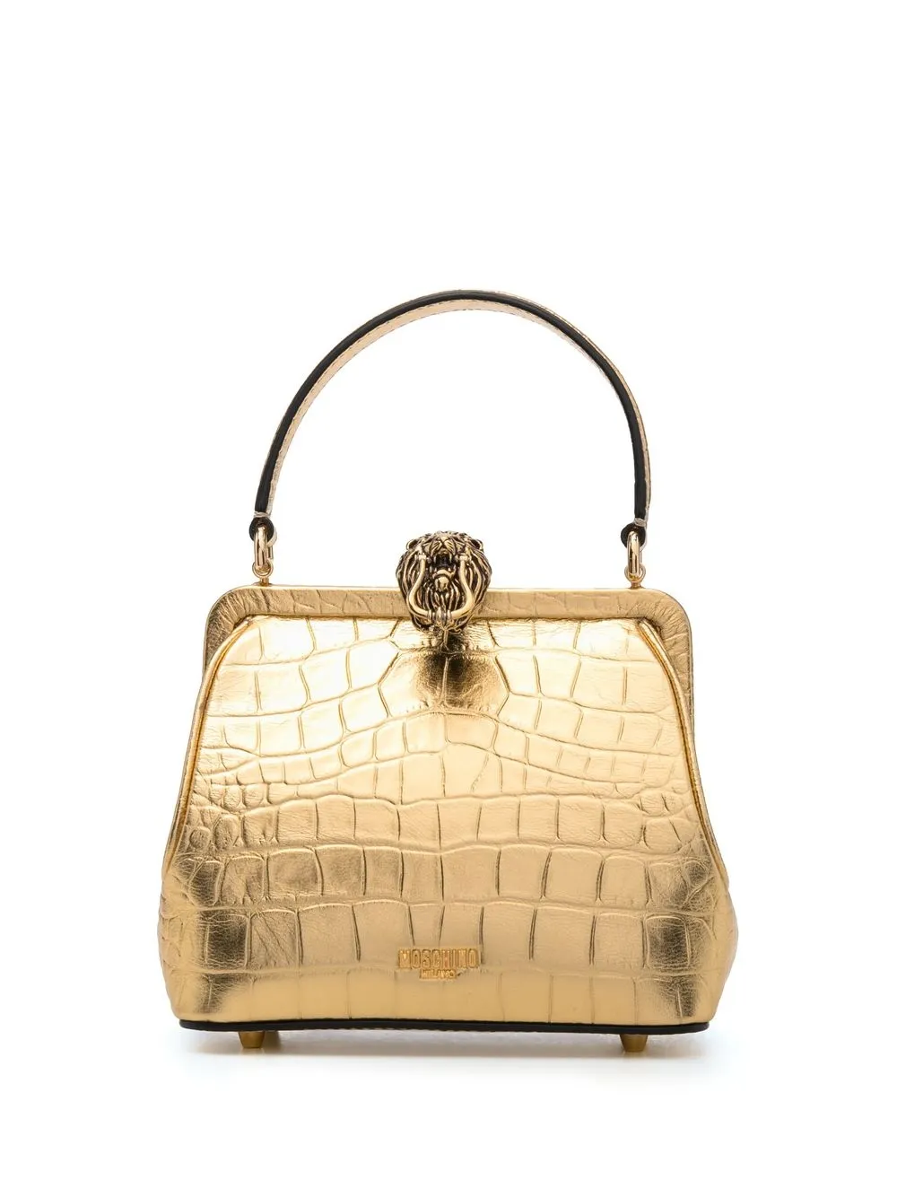 

Moschino metallic-effect tote bag - Gold
