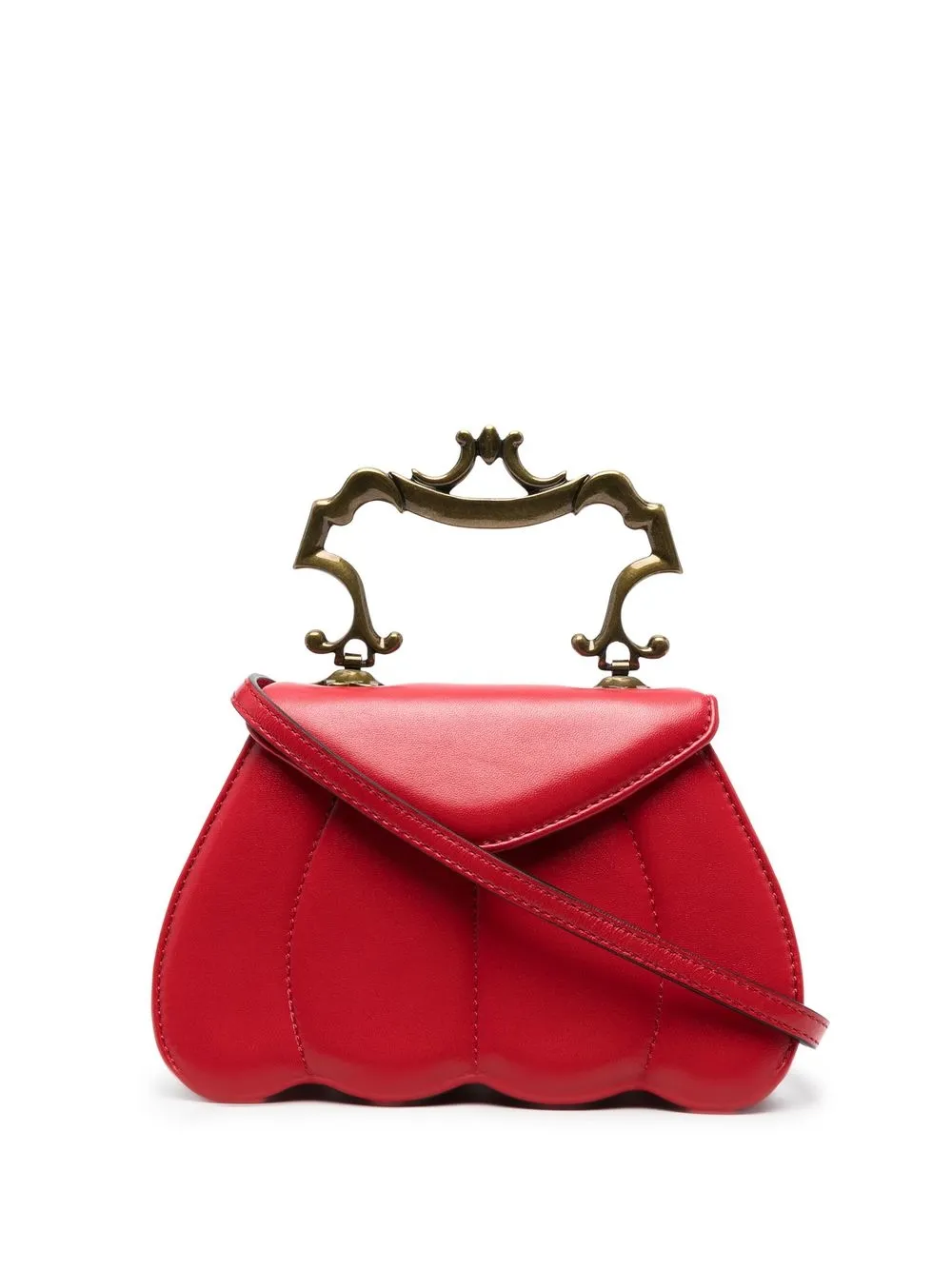 

Moschino tote capitonado con asa en el tope - Rojo