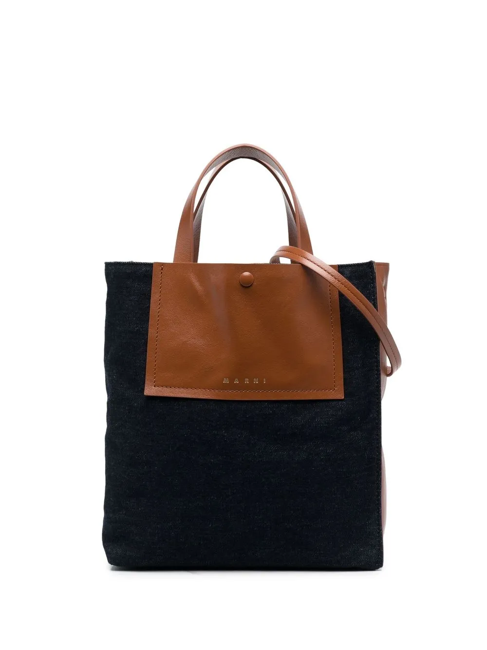 

Marni tote con paneles - Azul