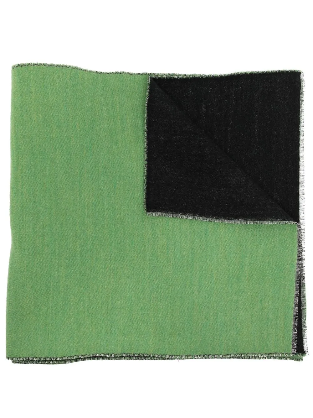 

Givenchy illustrated logo-knit scarf - Green