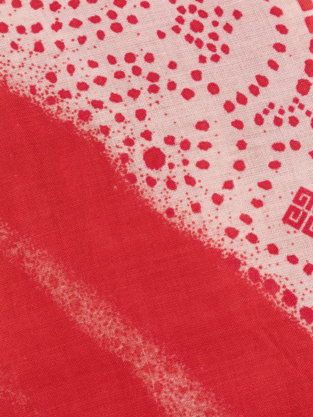 Greco-print lightweight scarf