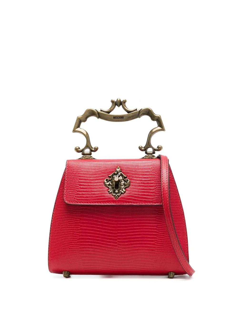 

Moschino antique-detail shoulder bag - Red