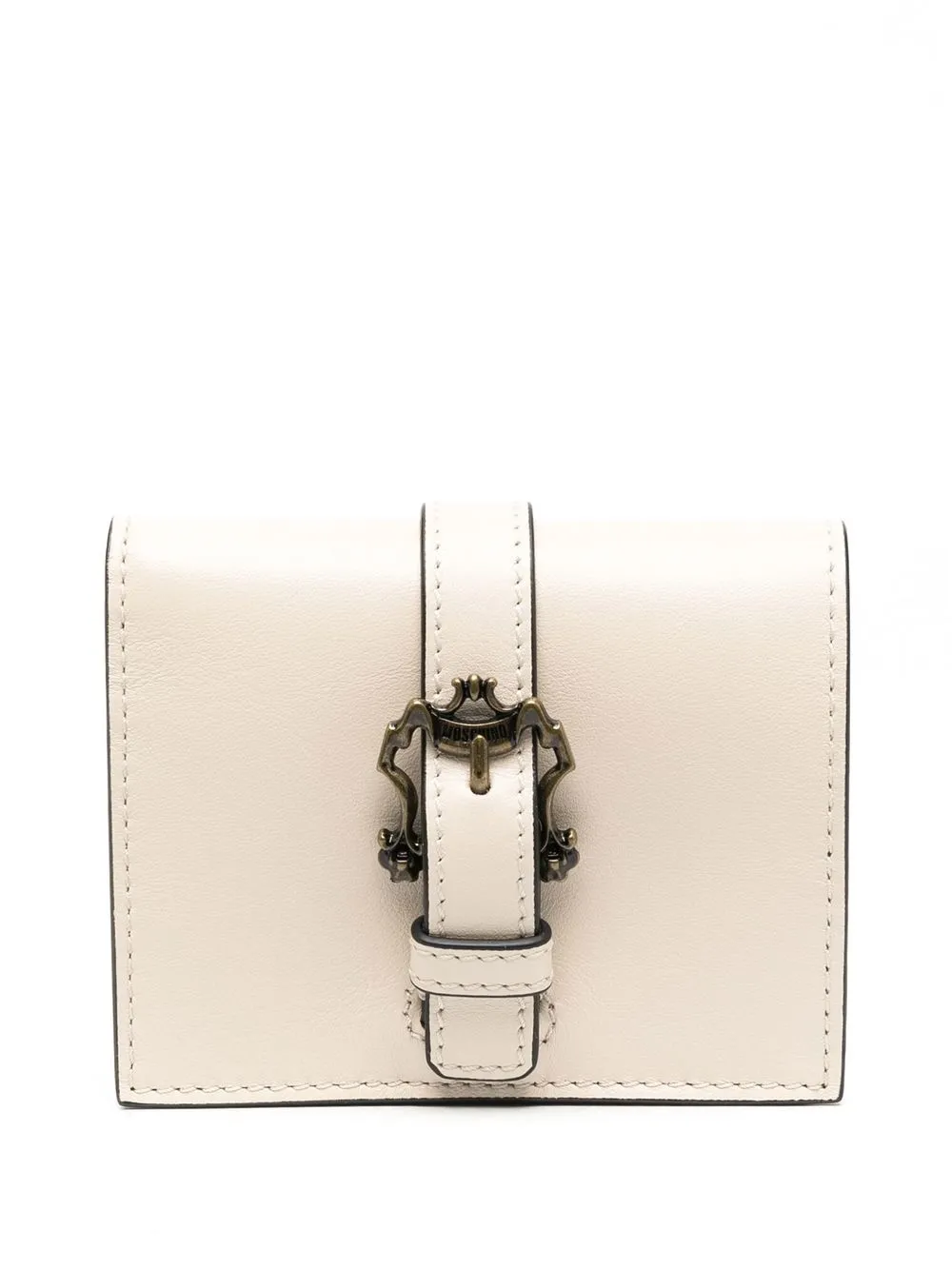 

Moschino baroque-buckle detail wallet - Neutrals