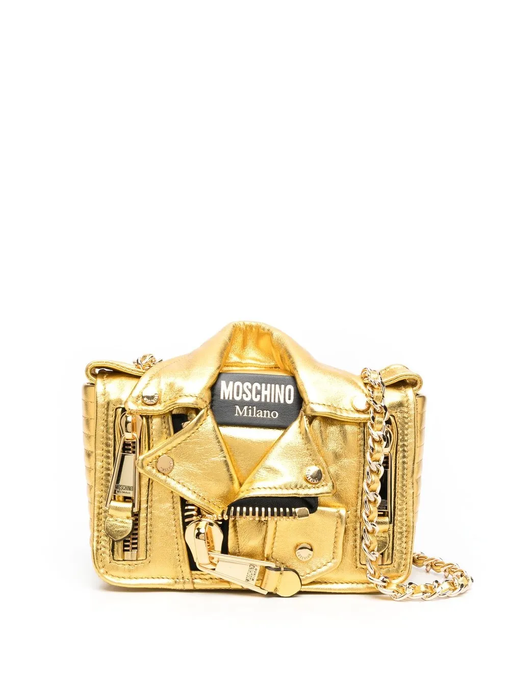 

Moschino bolsa crossbody biker - Amarillo