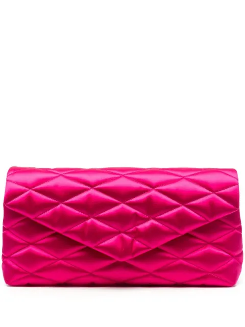 Saint Laurent Sade Puffer quilted clutch bag