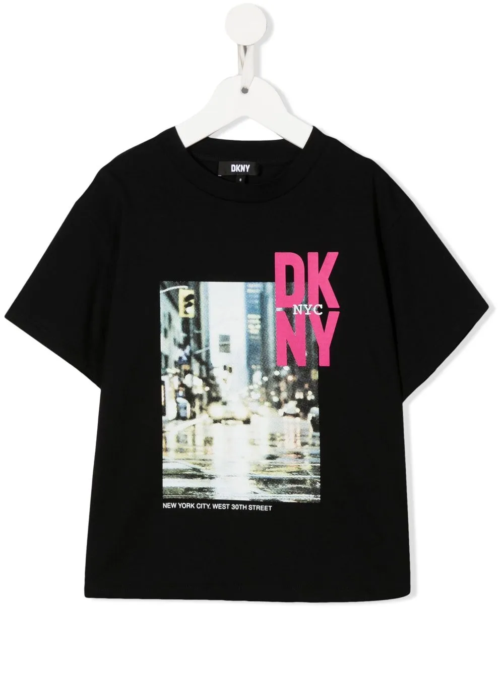 

Dkny Kids playera New York - Negro