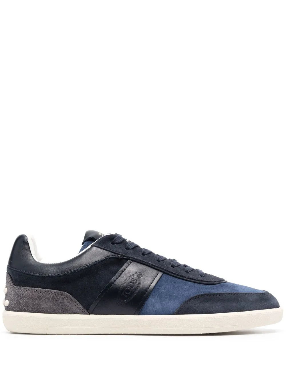 

Tod's tenis bajos con logo - Azul