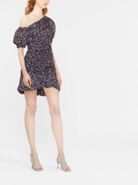 Lecia asymmetric mini dress