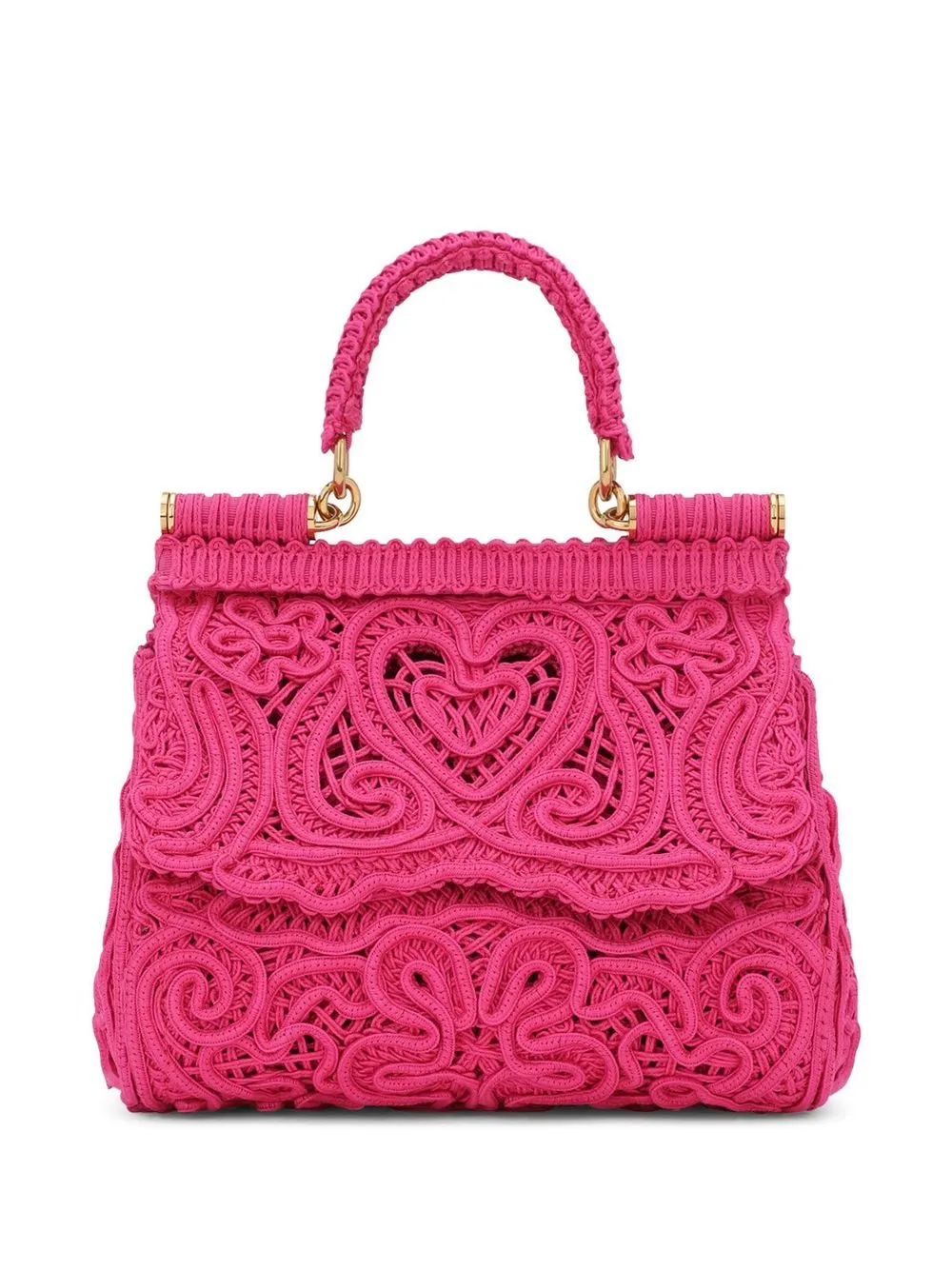 

Dolce & Gabbana tote Sicily pequeña - Rosado