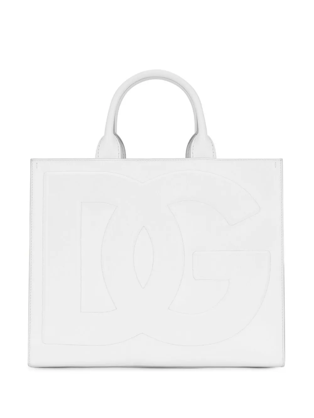 embossed logo tote bag Dolce & Gabbana